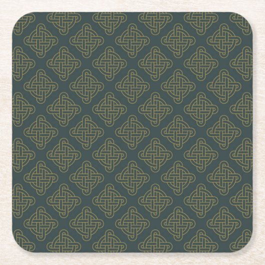 Elegant Celtic Knot Pattern Kartonnen Onderzetters (Voorkant)