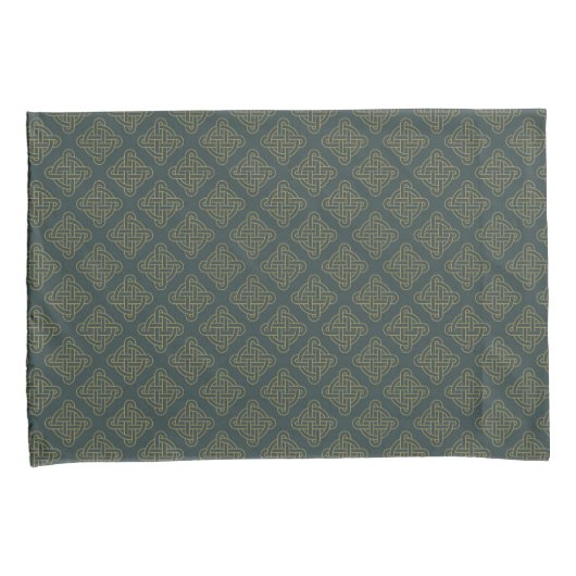 Elegant Celtic Knot Pattern Kussensloop (Voorkant-Rechts)