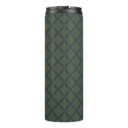 Elegant Celtic Knot Pattern Thermosbeker (Achterkant)