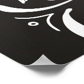 Elegant Chalkboard Baptism Welkom Poster (Hoek)