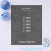 Elegant Chalkboard textuur Flyer (Enkel)