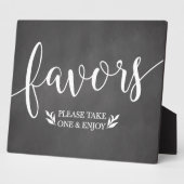 Elegant Chalkboard voor weddenschappen Fotoplaat (Zijkant)