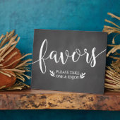 Elegant Chalkboard voor weddenschappen Fotoplaat (Zijkant)