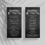 Elegant Chalkboard Wedding Ceremony Programma's<br><div class="desc">Elegant Chalkboard Wedding Ceremony Programma's.</div>
