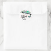 Elegant Chameleon Aangepaste Sticker (Tas)