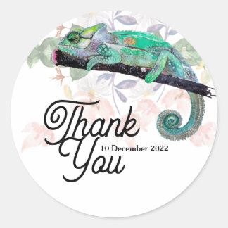 Elegant Chameleon Aangepaste Sticker