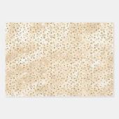 Elegant Champagne Animal Print Patronen Inpakpapier Vel (Voorkant 3)