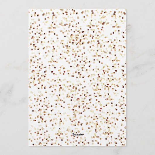 Elegant Champagne New Year's Eve Kaart (Achterkant)