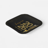 Elegant Champagne New Year's Eve Papieren Bordje (Gebogen)