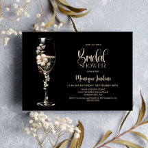 Elegant champagneglas crème bloem bruidsmeisje fee