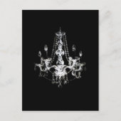 Elegant Chandelier - Briefkaart / Uitnodigingen /  (Voorkant)