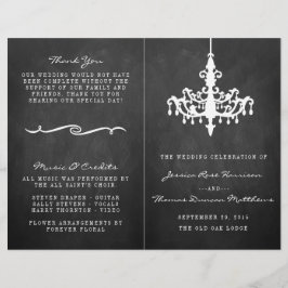 Elegant Chandelier Chalkboard Wedding Collectie