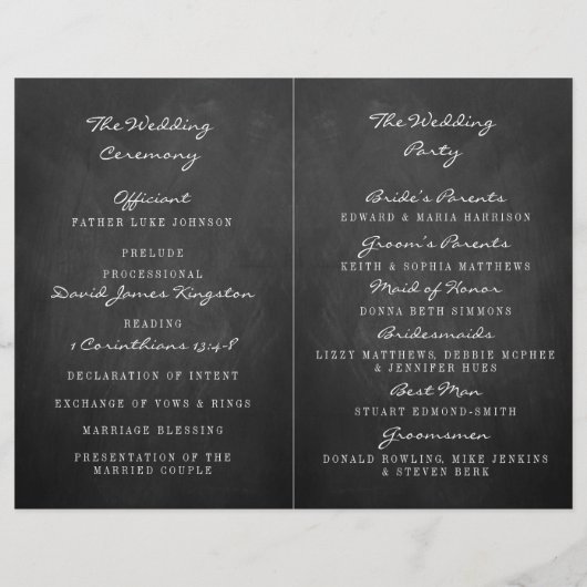 Elegant Chandelier Chalkboard Wedding Collectie