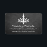Elegant Chandelier Chalkboard Wedding Collectie Informatiekaartje<br><div class="desc">De elegante kroonluchter krijtbord bruiloft Collectie - bruiloft website Kaarten.</div>