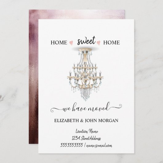 Elegant Chandelier hebben we verplaatst (Voorkant / Achterkant)