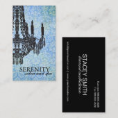 Elegant Chandelier Spa Visitekaartje (Voorkant / Achterkant)