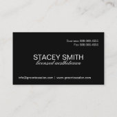 Elegant Chandelier Spa Visitekaartje (Achterkant)