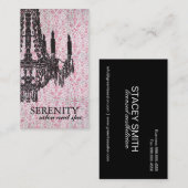 Elegant Chandelier Spa Visitekaartje (Voorkant / Achterkant)