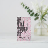 Elegant Chandelier Spa Visitekaartje (Staand voorkant)