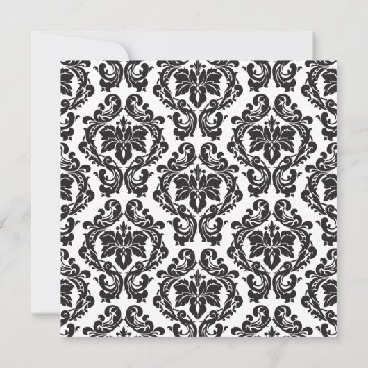 Elegant Chandelier Uitnodiging (Achterkant)