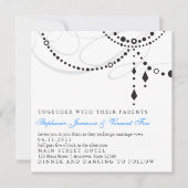 Elegant Chandelier Uitnodiging (Voorkant)