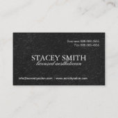 Elegant Chandelier Visitekaartje (Achterkant)