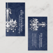 Elegant Chandelier Visitekaartje (Voorkant / Achterkant)