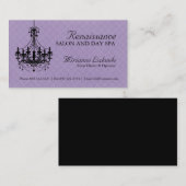 Elegant Chandelier Visitekaartjes (Voorkant / Achterkant)