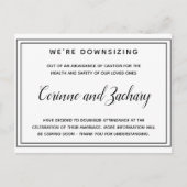 Elegant Change of Plans Briefkaart (Voorkant)