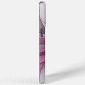 Elegant Chaos Modern Abstract Roze Fractal Art Case-Mate iPhone Case (Achterkant / Rechts)