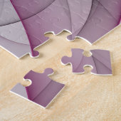 Elegant Chaos Modern Abstract Roze Fractal Art Legpuzzel (Zijkant)