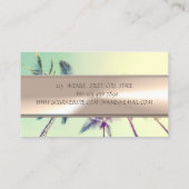 Elegant Charmerend Professioneel , Palmboom Visitekaartje (Achterkant)