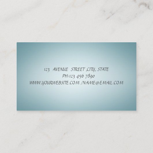 Elegant charming Professional Glitter Faux Lashes Visitekaartje (Achterkant)