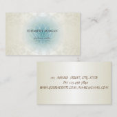 Elegant Charming Professional Lotus Blue Lotus Visitekaartje (Voorkant / Achterkant)