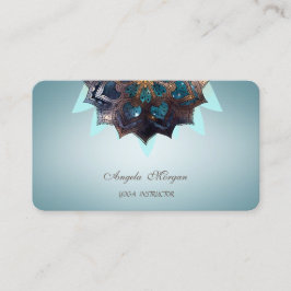 Elegant charming Professional Lotus Flower Mandala Visitekaartje