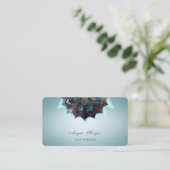 Elegant charming Professional Lotus Flower Mandala Visitekaartje (Staand voorkant)