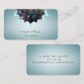 Elegant charming Professional Lotus Flower Mandala Visitekaartje (Voorkant / Achterkant)