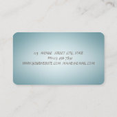 Elegant charming Professional Lotus Flower Mandala Visitekaartje (Achterkant)