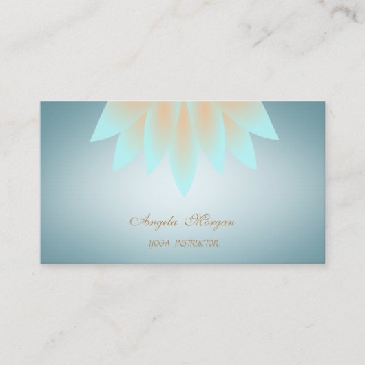 Elegant charming Professional Lotus Flower Visitekaartje (Voorkant)
