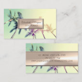 Elegant charming Professional, palmboom Visitekaartje (Voorkant / Achterkant)