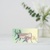Elegant charming Professional, palmboom Visitekaartje (Staand voorkant)