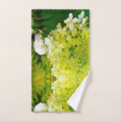 Elegant Chartreuse Green Limelight Hydrangea Bad Handdoek (Handdoek)