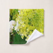 Elegant Chartreuse Green Limelight Hydrangea Bad Handdoek (Wasdoekje)