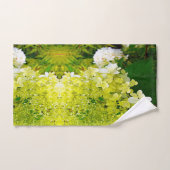 Elegant Chartreuse Green Limelight Hydrangea Bad Handdoek (Handdoek)