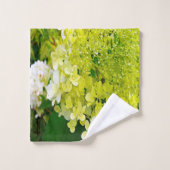 Elegant Chartreuse Green Limelight Hydrangea Bad Handdoek (Wasdoekje)
