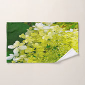 Elegant Chartreuse Green Limelight Hydrangea Bad Handdoek (Handdoek)