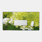 Elegant Chartreuse Green Limelight Hydrangea Bureaumat (Keyboard & Muis)