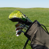 Elegant Chartreuse Green Limelight Hydrangea Golfheadcover (Insitu)