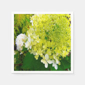 Elegant Chartreuse Green Limelight Hydrangea Servet (Voorkant)