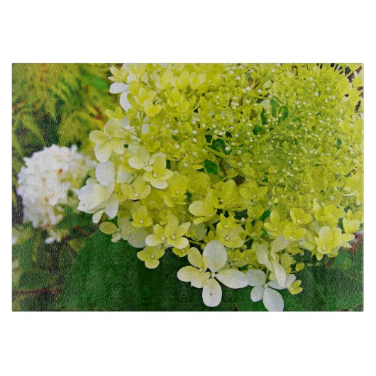 Elegant Chartreuse Green Limelight Hydrangea Snijplank (Voorkant)